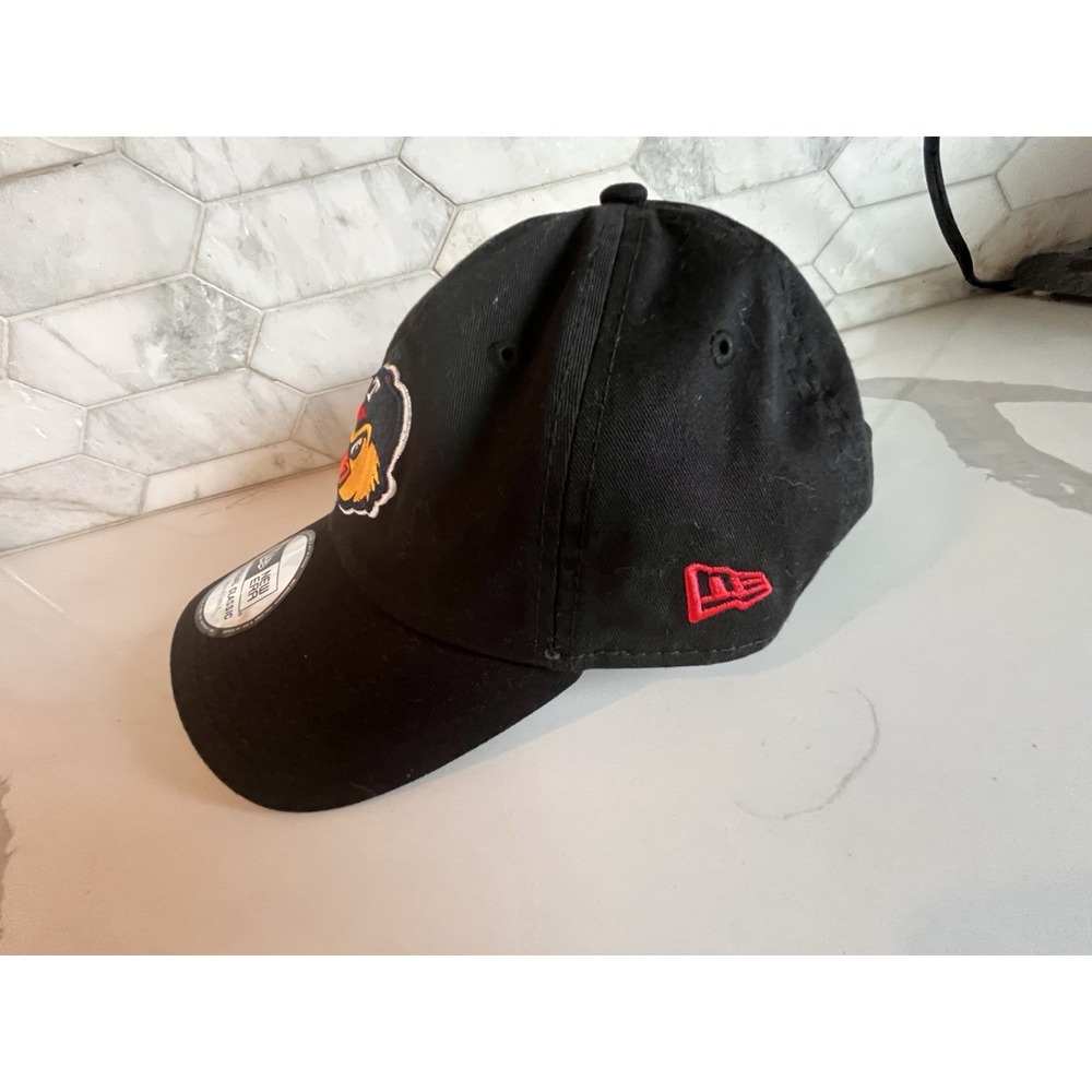 MiLB Toledo‎ Mud Hens Adjustable Strap Back Cap Hat New Era Black NEW - Picture 2 of 6